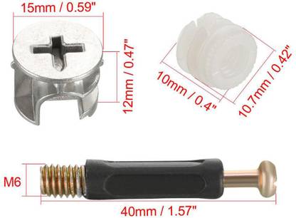 Arko Nut & Bolt Set Minifix-5-Set