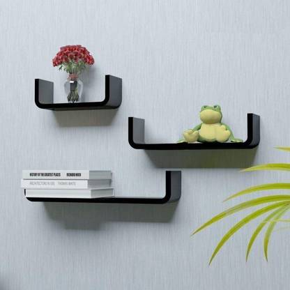 wood decor city Wall Shelves For Living Room Wooden Wall Shelf
