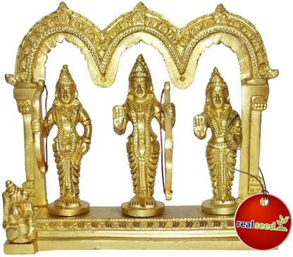 Real Seed Ram Darbar Statue Decorative Showpiece  -  12.4 cm