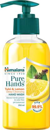 HIMALAYA Pure Hands Tulsi & Lemon Deep Cleansing Hand Wash Pump Dispenser