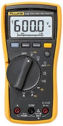 FLUKE 115 Compact true-rms meter for field service technicians (Range:600.0 mV) Factory Calibrated Digital Multimeter