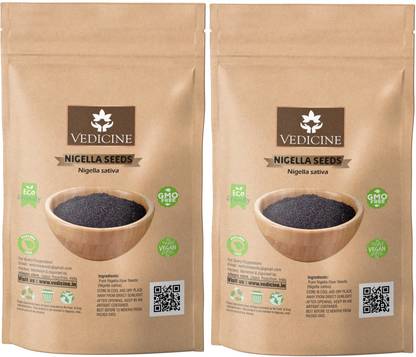 VEDICINE Kalonji Seeds, Black Cumin Seed, Nigella Seeds Cumin Seeds