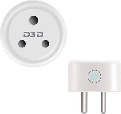 D3D Smart Plug Wi-Fi Outlet, Works with Amazon Alexa (Echo and Echo Dot), Google Home, Wireless Smart Socket, Remote Control Timer Switch, No Hub Required Mini Smart Plug