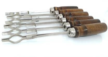 THE LABWORLD Test tube holder clamp 6 pcs wooden handle chemistry lab Test Tube Clamp