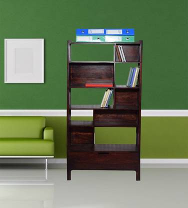 Flipkart Perfect Homes SOHANA Book Shelf Solid Wood Open Book Shelf