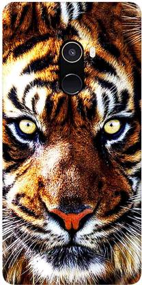 FULLYIDEA Back Cover for Mi Mix 2, tiger lion panther