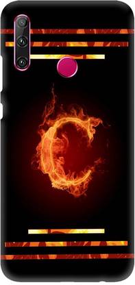 Crafto Rama Back Cover for Huawei P Smart Plus (2019), POT-LX1T, C, C Letter, C Alphabet, C Word, PRINTED, BACK COVER