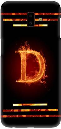 LEEMARA Back Cover for Samsung Galaxy J6 Plus (SM-J610FN, SM-J610G), D, D Letter,D Alphabet,D Word, PRINTED, BACK COVER