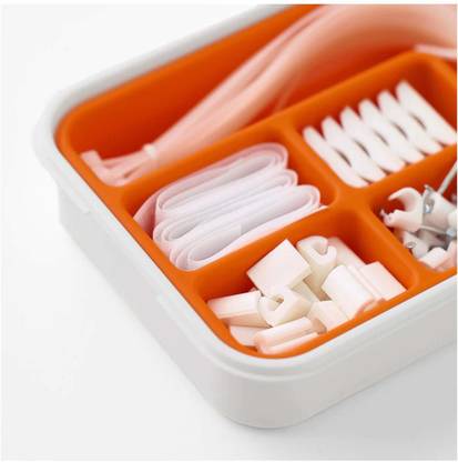 IKEA 6 Compartments Polypropylene plastic, Polyamide plastic, Polyethylene plastic, Steel, Galvanized Cable Management Set