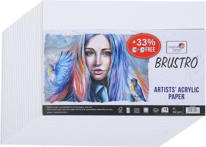 BRuSTRO acrylic paper loose A5 400 gsm Acrylic Paper