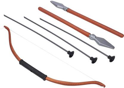 Joy Stories Bow and Arrow Set with 2 Spear for Kids, Multi Colour Bows & Arrows