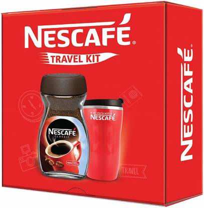 Nescafe Classic Travel Kit with Jar Inside Instant Coffee