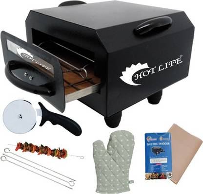 HOT LIFE Super Quality Steel Element 1500W Small Electric Tandoor & Barbeque Grill Comboo full Accessories Electric Tandoor