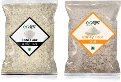 Goshudh Keto Atta And Barley Atta Combo (1kg Each) Combo