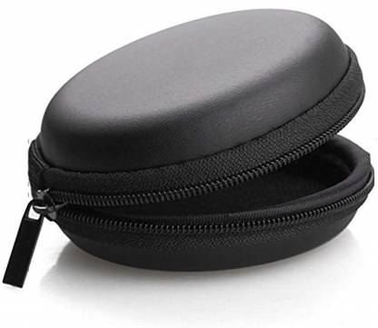 RETRACK Leather Zipper Headphone Pouch For Universal