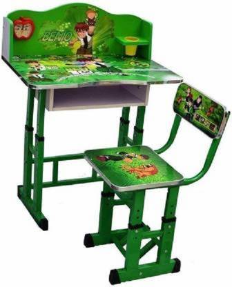 Royale HI Design Kid's Wooden Adjustable Table Chair with Height Adujustable Study Table Set & Wooden Study Table Desk and Chair Kids Table Chair engineered wood Desk Chair