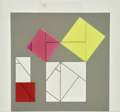 THE LABWORLD Pythagoras theorem kit euclid proof mathematics kit learning resources math model for lab,dissectible