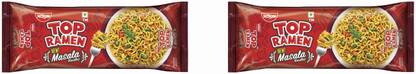 TOP RAMEN new masala noodles 280gm (pack of 2) Instant Noodles Vegetarian