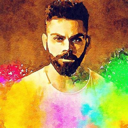 Virat Kohli Motivational Wall Posters Paper Print