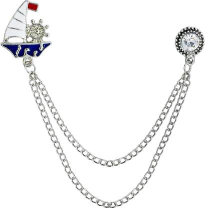 FURE Double Chain Ship Brooch