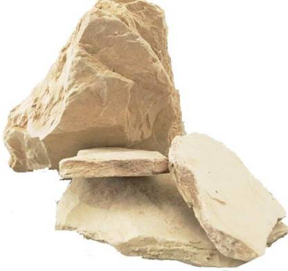 RAJASTHANI HERBS 100% Pure Multani Mitti Stone Form for Hair and Face