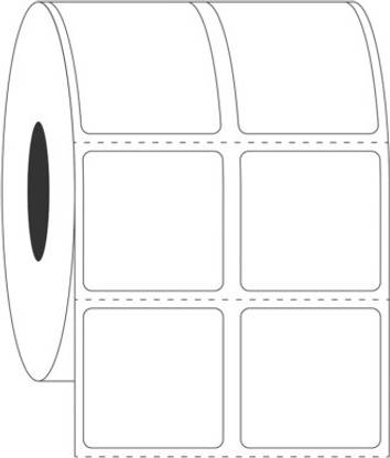 youtech 50MMX50MM (1.97inch X1.97inch) Barcode Label Thermal Paper Label Stickers (White) 1ROLL 2000 LABELS set of 1 Roll thermal Paper Label