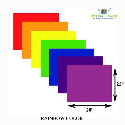 JIA 7 Color series unruled 22 X 28 Inch 120 gsm Coloured Paper
