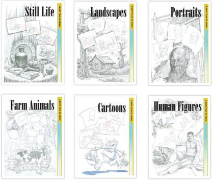 लर्न हाउ टू ड्रॉ सेट ऑफ 6 बुक्स