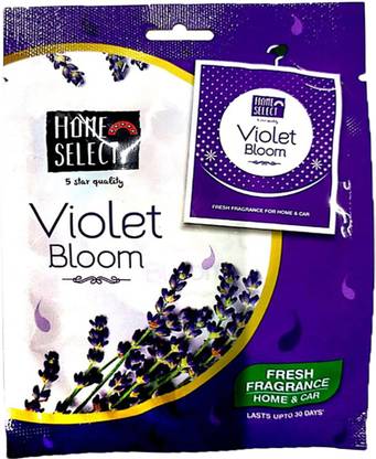 Home Select Violet Bloom Blocks AIR FRESHNER POUCH LAVENDER