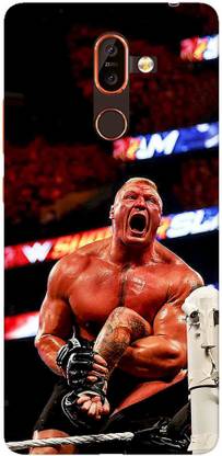 FULLYIDEA Back Cover for Nokia 7 Plus, Brock Lesnar, wwe, raw, smack down, fighting