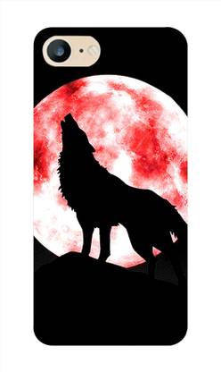 FULLYIDEA Back Cover for Apple iphone 8, wolf screaming