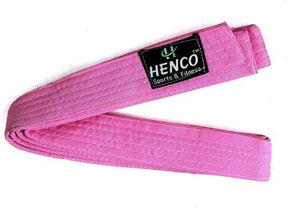 HENCO Turbo Judo/Karate/taekwando Martial Arts Belt (Pink) Back / Lumbar Support
