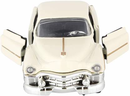 Revent 1:36 Scale Mini Vintage Car with Super Look Toy for Kids (Multi Color) (White, Pack of: 1)