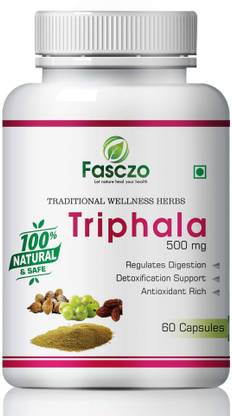 Fasczo Triphala capsules for Reduces the level of cholesterol pure herbs