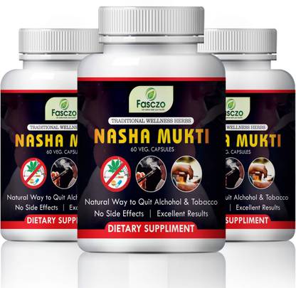 Fasczo Nasha mukti casules for Smoke free pure herbs