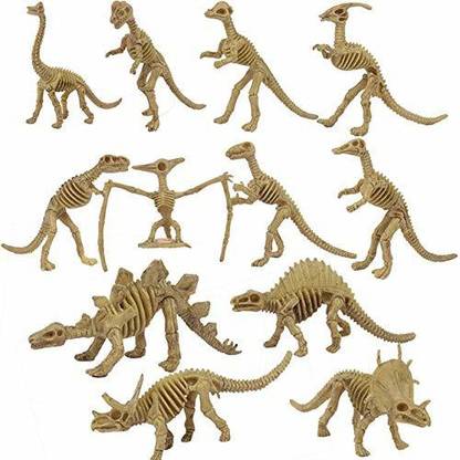 smart anime buy 12pcs Set of Dinosaur Skeleton Fossil Jurassic Park Godzilla Action Figure Toys