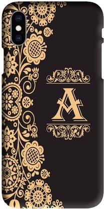 LEEMARA Back Cover for Apple iphone X, A, A Letter, A Alphabet, A Word, PRINTED, BACK COVER