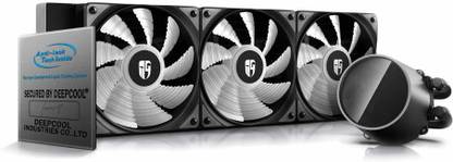 Deepcool Castle 360 RGB V2 ARGB All-in-one Liquid CPU Cooler with Anti-Leak Tech Mirror Finish and immersive Ambient Lighting on The Pump TR4/AM4 AMD Socket Types Cooler