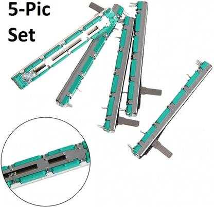 DHRUV-PRO 5Pcs/Lot Double B10K Original B10KX2 Behringer Pot Mixer Fader 7.5 CM 75 MM Potentiometer ohk Electronic Components Electronic Hobby Kit
