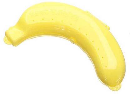 YB SELLER Fruit Banana Food Storage Plastic Case Cover 2 Containers Lunch Box