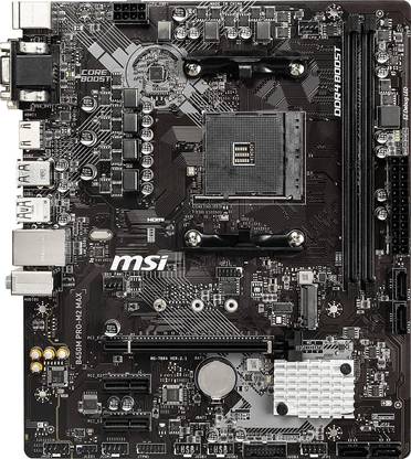 MSI B450M PRO-M2 MAX AM4Socket Micro-ATX AMD B450 Chipset DDR4 Motherboard for Desktop
