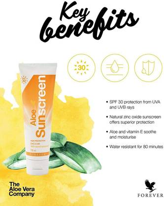FOREVER Sunscreen - SPF 50 Aloe Sunscreen