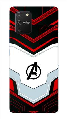 FULLYIDEA Back Cover for Samsung Galaxy S10 Lite, avengers, marvel, logo, iron man