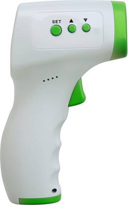 NHR Thermometer_HG01_Green Digital Non- Contact Forehead Medical Infrared Thermometer, Temperature Measuring Gun with Back light Thermometer