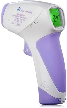 Epsilon HT 668 German Sensor Celsius(°C) And Fahrenheit(°F) Both Function high Quality Non Contact Type Hand Held Fore head Digital Infrared Thermometer With IR Sensor With Colour Changing Display Infrared Thermometer
