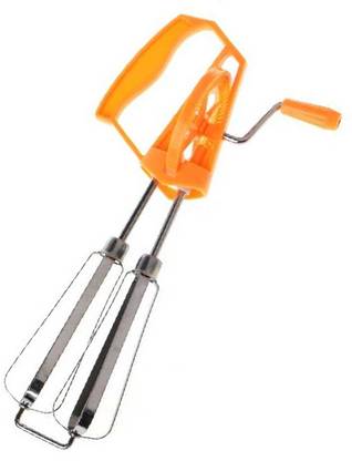 Orcoa Manual Hand Whisk Egg Beater Mixer Blender Stainless Steel Kitchen Tools. Plastic Cage Whisk