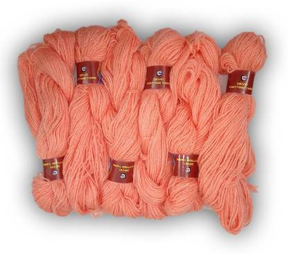 devki knitting yarn CHAMCHAM SHINY, LIGHT PEACH COLOR