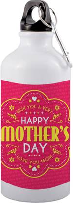 COLOR YARD best happy mother's day design background-with-typograhpy on 600 ml Bottle
