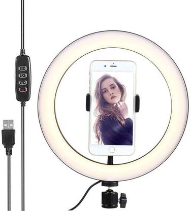 G2L BEST PRICE Big LED Selfie Ring Light Smartphone Capture Photo Video Musically Ring Flash