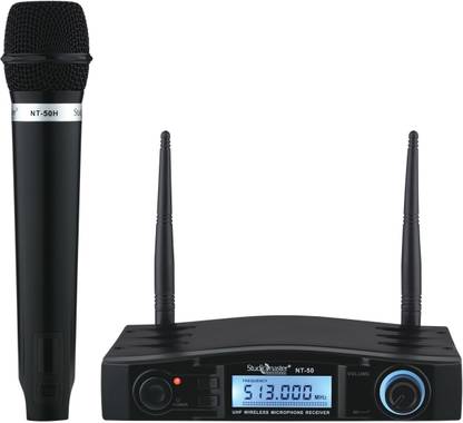 Studiomaster NT-50 UHF can be used with mobile power bank Microphone
